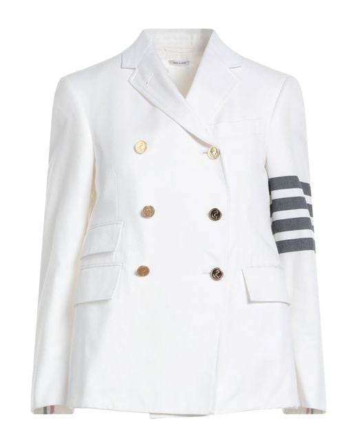 Thom Browne White Blazer