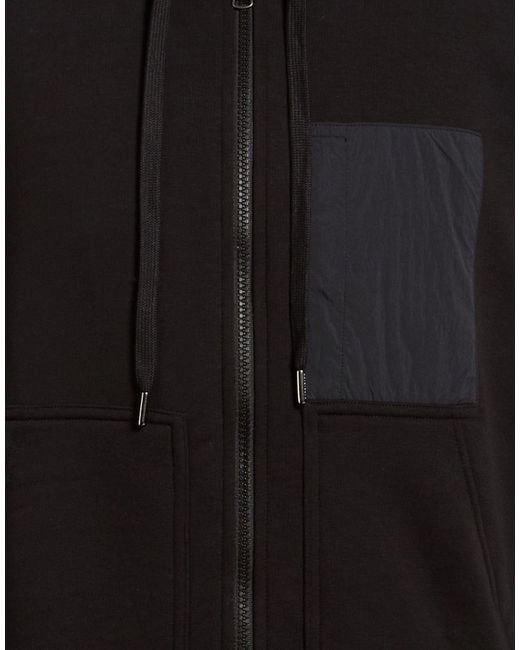 Colmar Black Sweatshirt Cotton, Polyester, Polyamide for men