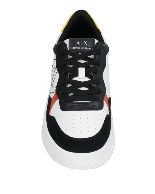 ARMANI EXCHANGE White Trainers for men