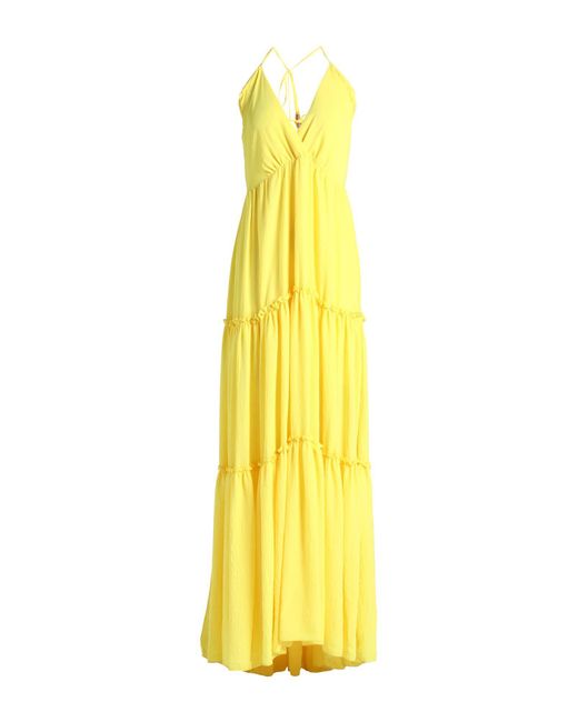 Hanita Yellow Maxi-Kleid