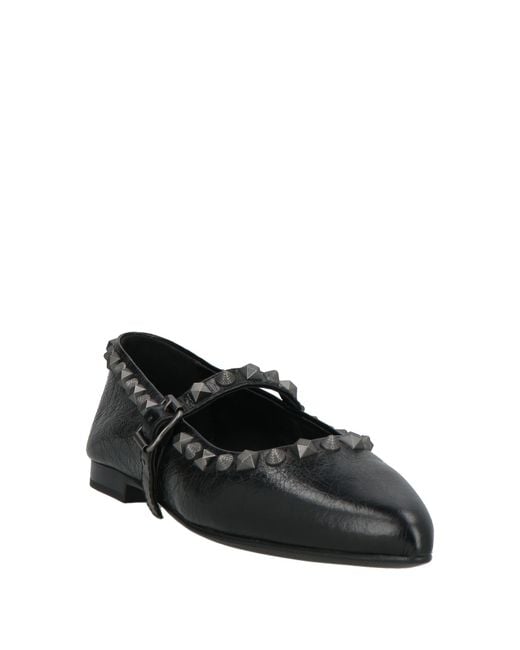 Ballerines Ash en coloris Black