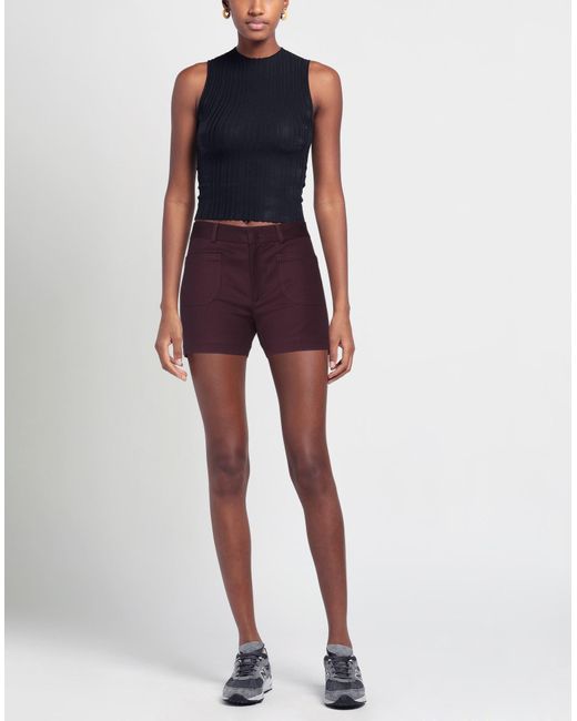 L'Autre Chose Purple Shorts & Bermuda Shorts