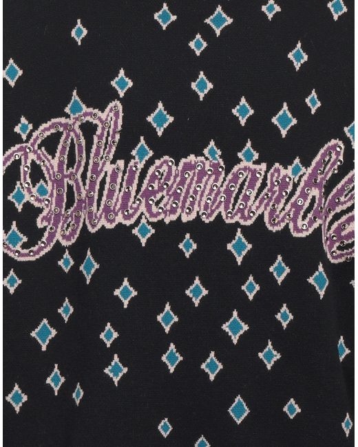 Bluemarble Black Sweater for men