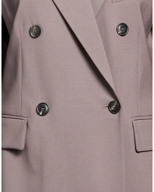 Eleventy Brown Blazer Wool, Elastane