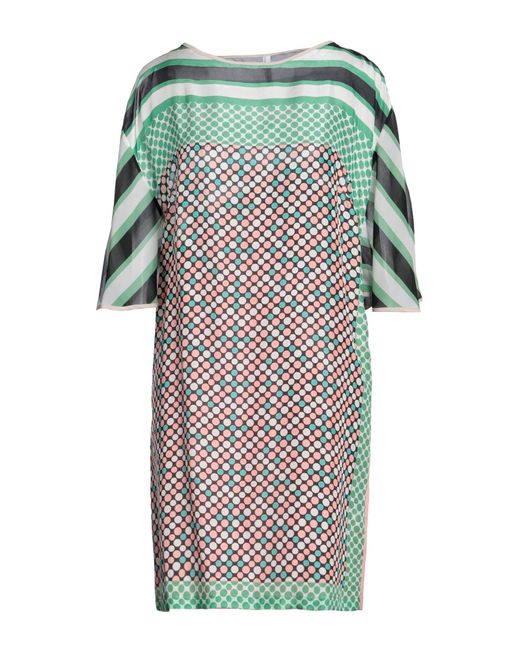 Pianurastudio Green Mini Dress
