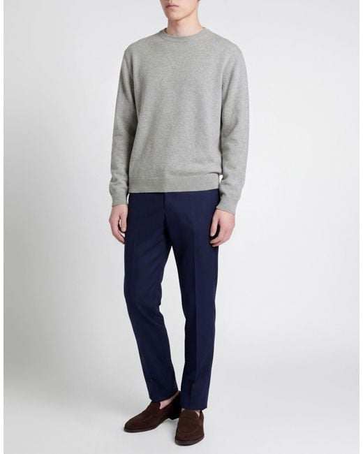 Daniele Fiesoli Gray Light Sweater Merino Wool, Cashmere for men