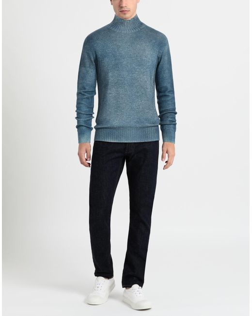 Cuello Alto Aragona de hombre de color Blue