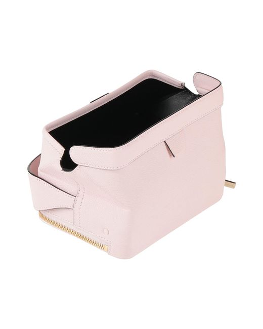 Valextra Pink Handbag Calfskin