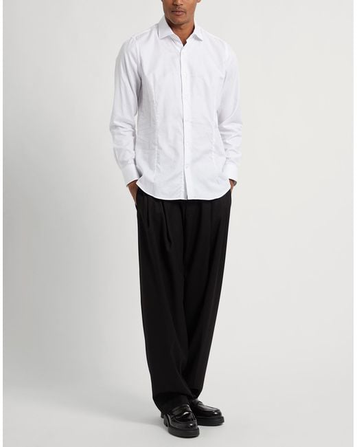 Bagutta White Shirt Cotton for men