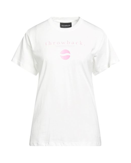 Throwback. White T-shirt