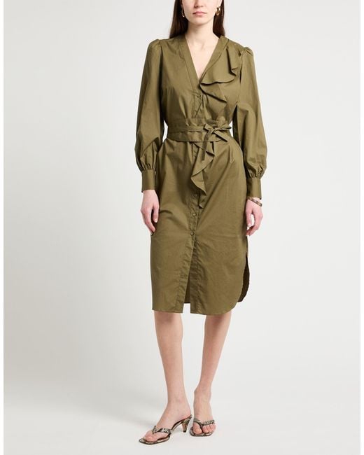 Twinset Green Midi Dresses