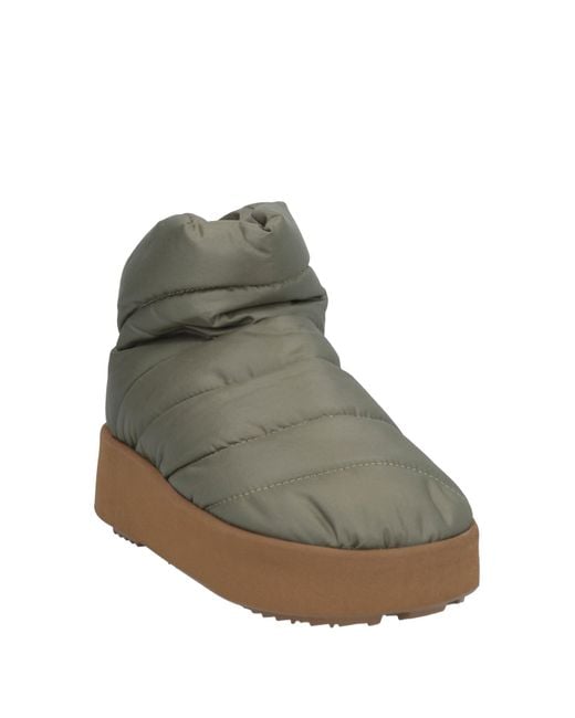 PIUMESTUDIO Green Ankle Boots