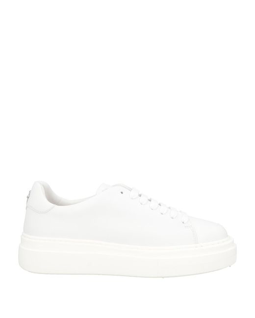 Cesare Paciotti White Sneakers Leather