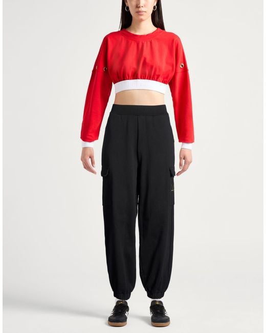 EA7 Black Pants Cotton, Polyester