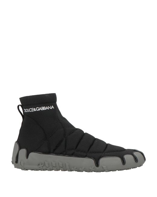 Dolce & Gabbana Black Snk Sneakers Polyester, Elastane, Polyamide, Nylon for men