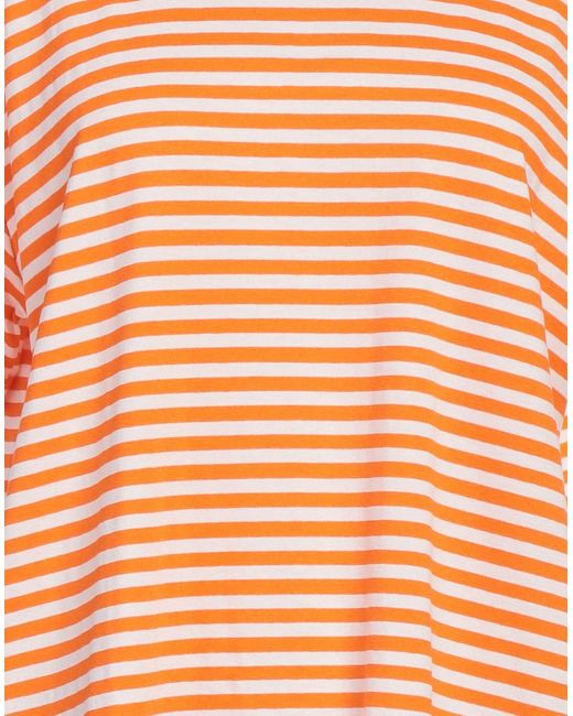 Shirtaporter Orange T-Shirt Cotton, Elastane