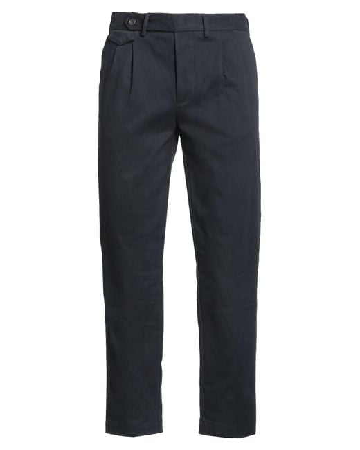 White Sand Blue Pants for men