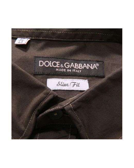 Chemise Dolce & Gabbana pour homme en coloris Brown