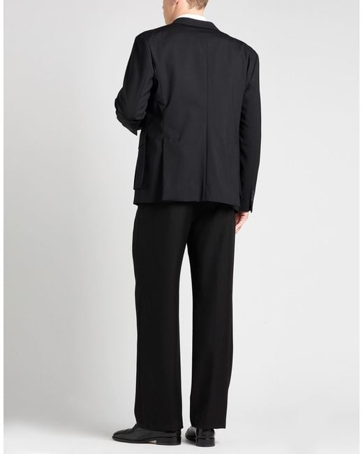 DSquared² Black Blazer Virgin Wool, Elastane for men