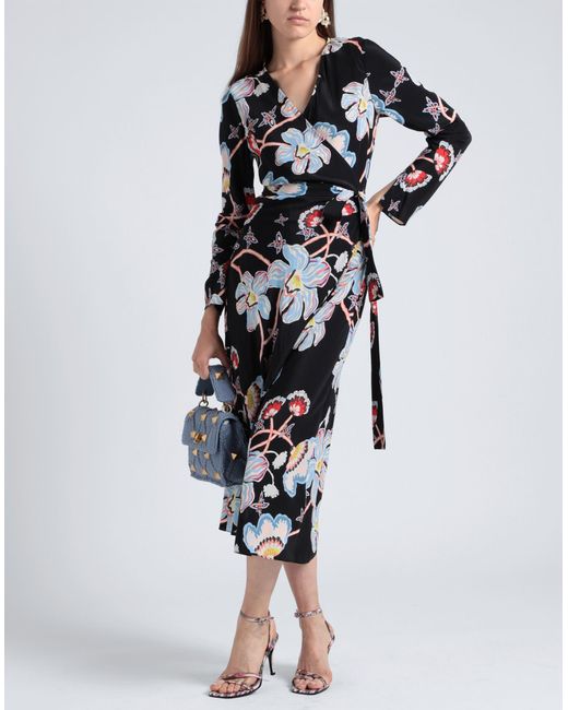 Diane von Furstenberg White Midi Dress