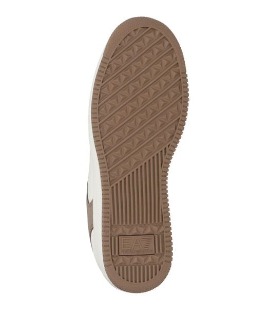 EA7 White Sneakers Polyester for men