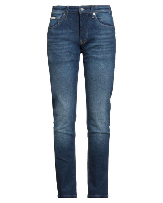 Calvin Klein Blue Jeans Cotton, Polyester, Elastane