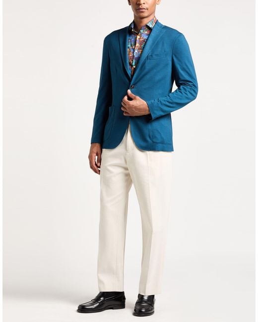 Boglioli Blue Blazer for men