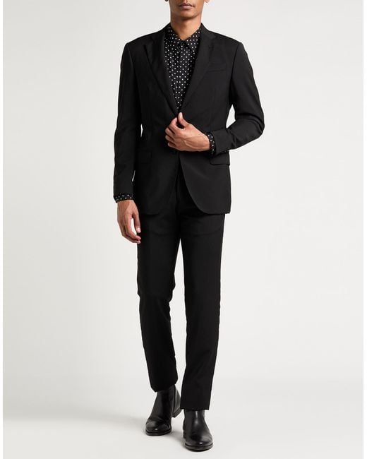Emporio Armani Black Suits for men