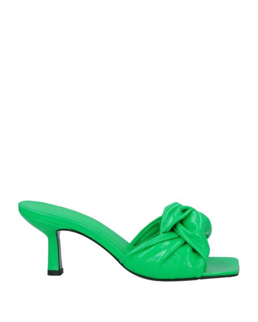 By Far Green Sandals