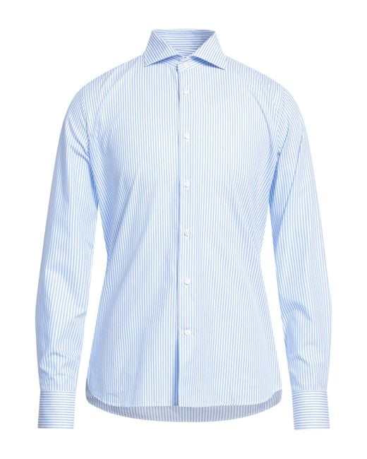Roberto Cavalli Blue Light Shirt Cotton for men