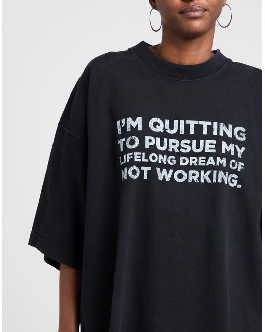 Vetements Black T-Shirt