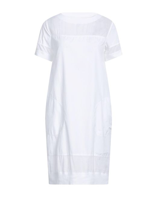 European Culture White Mini Dress