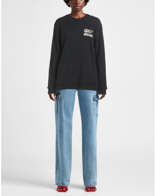 Sweat-Shirt Moschino en coloris Black
