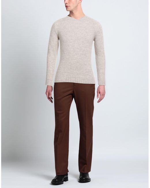 FILIPPO DE LAURENTIIS Gray Sweater Alpaca Wool, Wool, Polyamide for men