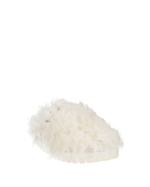 Moncler White Mules & Clogs