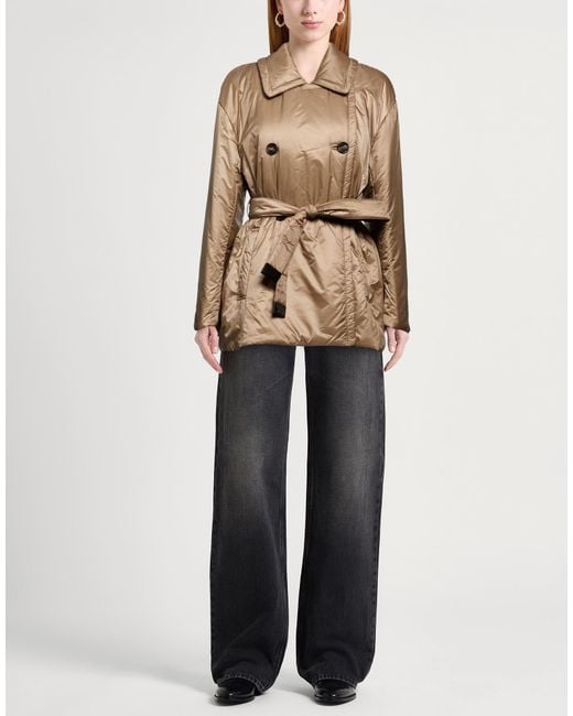 Max Mara Brown Camel Jacket Polyester