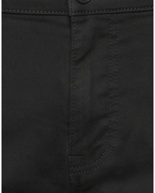 Michael Coal Black Pants Cotton, Elastane for men