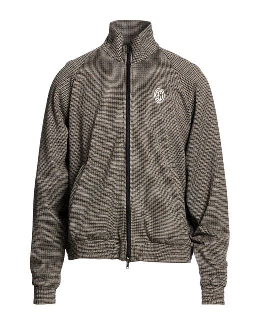 GALLERY DEPT. Gray Khaki Jacket Viscose, Virgin Wool, Polyester, Nylon, Elastane for men