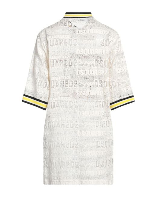 Robe courte DSquared² en coloris White