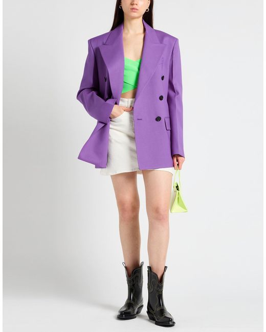 MSGM Purple Blazer