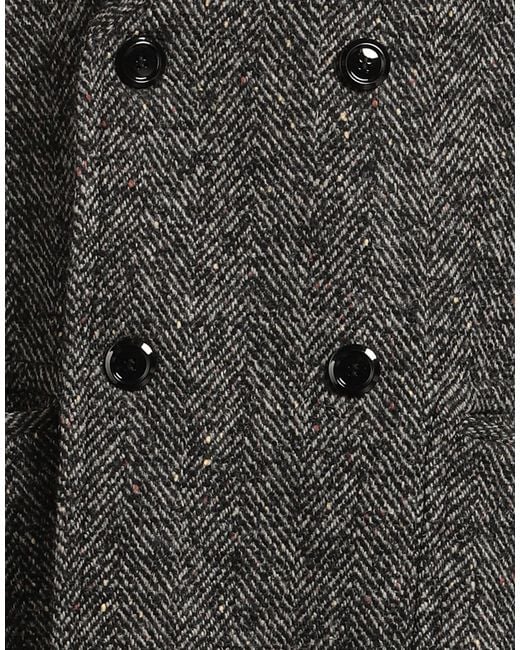 4SDESIGNS Gray Coat for men