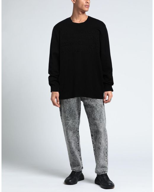 ARMANI EXCHANGE Black Jumper for men