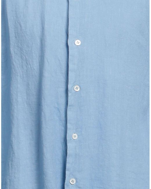 Camisa Barena de hombre de color Blue
