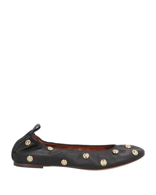 Lanvin White Ballet Flats