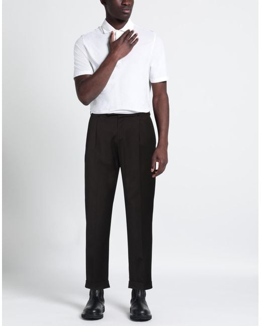 PT Torino Black Pants for men