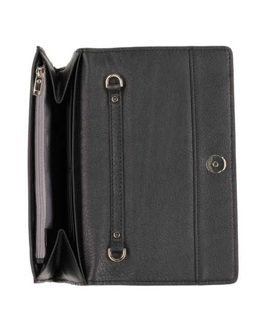 Piquadro Black Crossbody Wallet