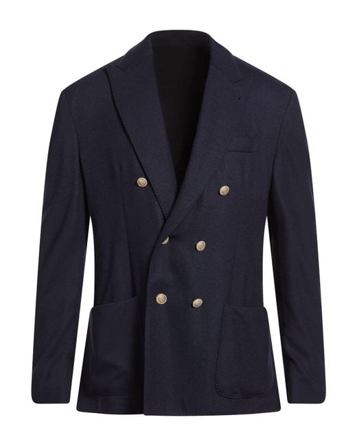 Eleventy Blue Blazer Wool for men