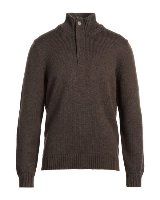 Gran Sasso Brown Turtlenecks for men