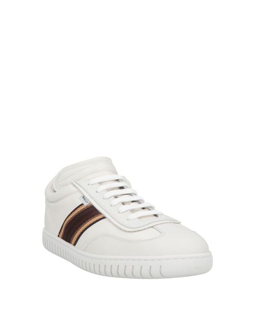 Bally White Sneakers Calfskin for men