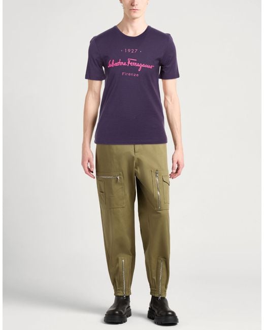 Ferragamo Blue T-Shirt for men